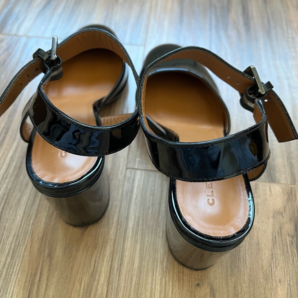 Robert Clergerie Black Patent Leather Heels - Picture 5 of 9